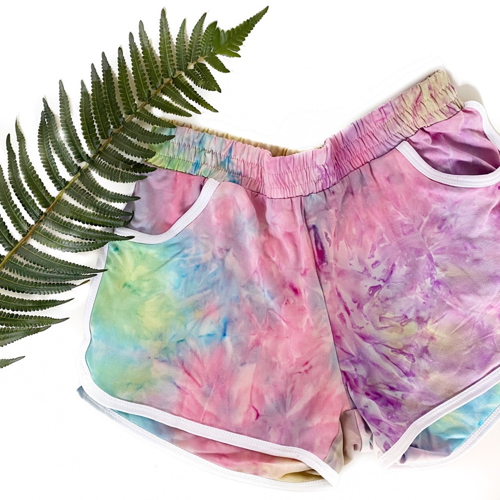 Tie dye shorts